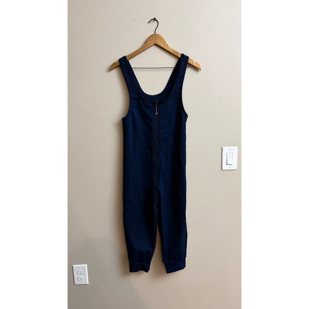 Helly Hansen Jumpsuit Mens M Vintage Navy Blue Nylon Base Layer One Piece USA